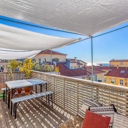 #9 Opera'S Duplex Panoramic Sea View Terrace & Ac 1Min To Beach Nice Eksteriør billede