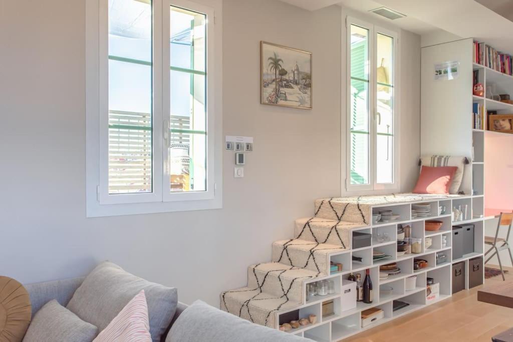 #9 Opera'S Duplex Panoramic Sea View Terrace & Ac 1Min To Beach Nice Eksteriør billede
