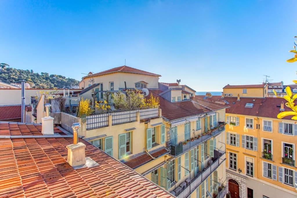 #9 Opera'S Duplex Panoramic Sea View Terrace & Ac 1Min To Beach Nice Eksteriør billede