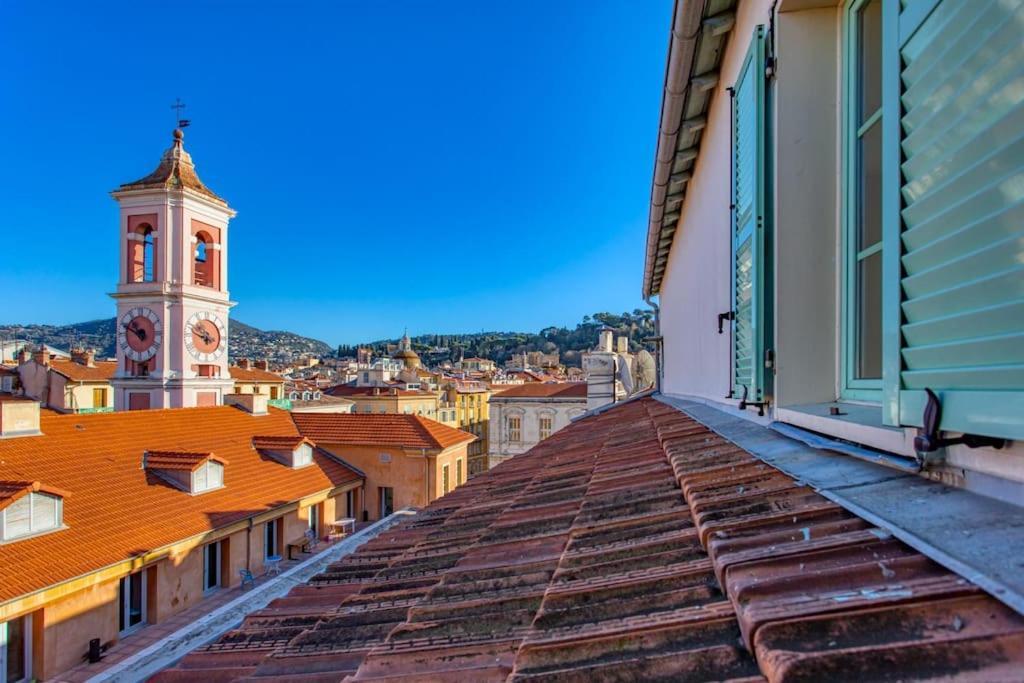 #9 Opera'S Duplex Panoramic Sea View Terrace & Ac 1Min To Beach Nice Eksteriør billede